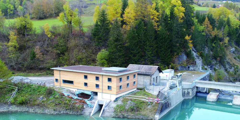 Mit dem neuen Kleinwasserkraftwerk Adont können jährlich 10,2 Gigawattstunden (GWh) einheimischer Naturstrom produziert werden.