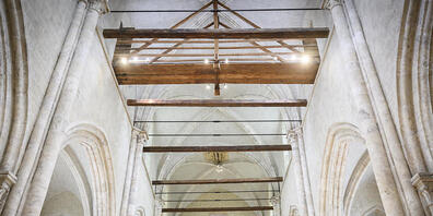 Das restaurierte Kirchenschiff strahlt in neuem Glanz.