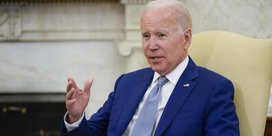 Joe Biden, Präsident der USA, im Weißen Haus in Washington DC. Foto: Evan Vucci/AP/dpa
