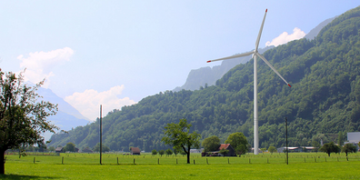 Für viele Menschen keine Traumvorstellung: eine Windturbine vor der eigenen Haustüre. (Symbolbild)