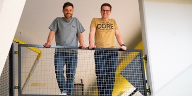 Im Bild (v.l.): Joel Schmid und Rico Graf 
