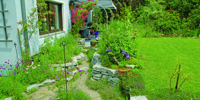 Ein vogelfreundlicher Garten zeichnet sich durch die Vielfalt an einheimischen Pflanzen und  Strukturen aus. Offene Bodenstellen bieten einen guten Zugang zu Insekten, Sträucher  bieten Brutplätze, Rückzug und Nahrung.