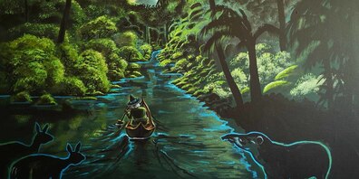 Insgesamt fünf Kunstwerke wurden dem Museum kunst + wissen überreicht.
