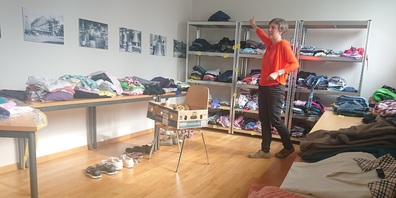 Es fehlen vor allem Kleider, Socken und Schuhe für Kinder, aber auch kleine Grössen für Frauen und Männer. 