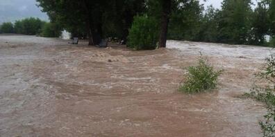 Die Sitter im Kanton Thurgau führt derzeit Hochwasser. Alertswiss hat eine entsprechende Warnung herausgegeben. (Archivbild)