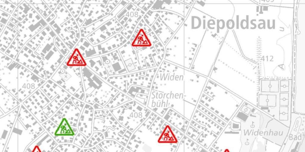 Wer den im Sommer zahlreichen Strassenbaustellen ausweichen will, kann sich im Kanton St. Gallen neu über eine Karte informieren.