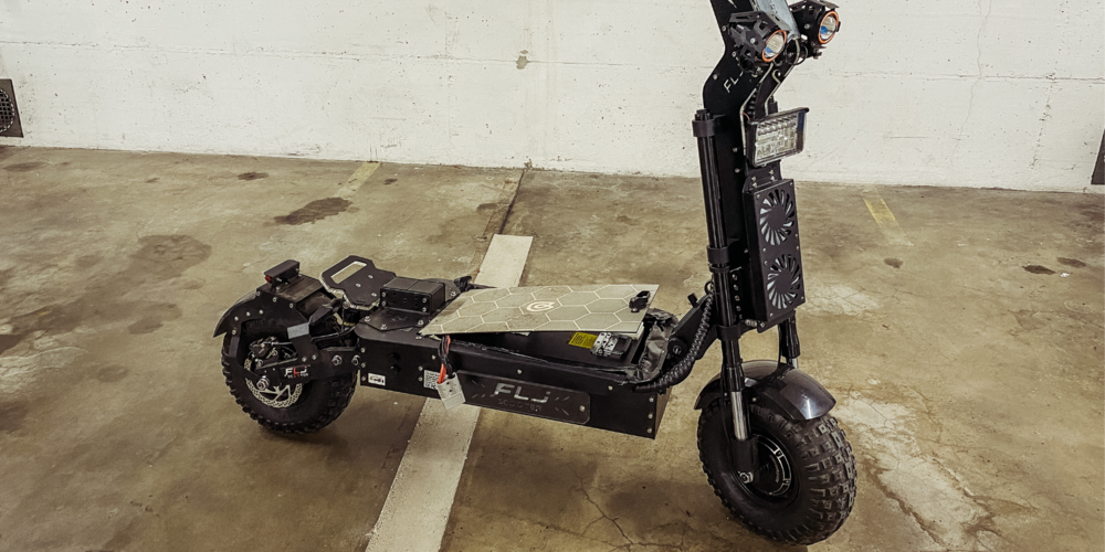 Der E-Scooter wurde sichergestellt