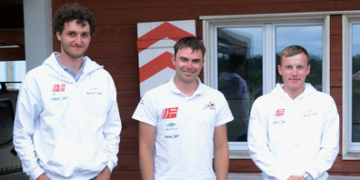 Das Podest der Junioren SM 2022 (v.l.): Matteo Merk, Rang 2; Nico Jägli (Junioren-Schweizermeister); und Fabian Durrer, Rang 3. 