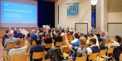 HV des EHC Uzwil am 8. Juni 2022 im Gemeindesaal Uzwil.
