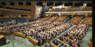 Die Schweiz ist mit einem Glanzresultat in Uno-Sicherheitsrat gewählt worden. Die Uno-Generalversammlung sprach sich am Donnerstag in New York mit 187 Stimmen der 192 anwesenden Ländern dafür aus.