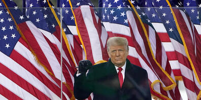 ARCHIV - Ex-US-Präsident Donald Trump bezeichnet den Untersuchungsausschuss zu der Attacke auf das Kapitol als «Hexenjagd». Foto: Jacquelyn Martin/AP/dpa