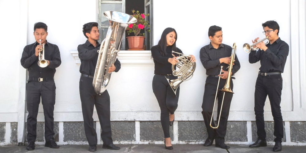 Die Ecuador Brass Band ist dieses Jahr wieder einige Tage in der Schweiz zu einer Konzert– und Fundraising-Tour unterwegs.