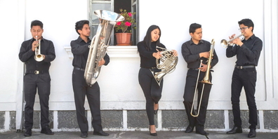 Die Ecuador Brass Band ist dieses Jahr wieder einige Tage in der Schweiz zu einer Konzert– und Fundraising-Tour unterwegs.
