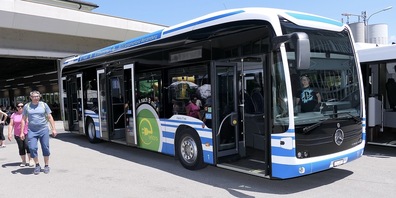 14 neue E-Busse von BUS Ostschweiz sind seit dem Fahrplanwechsel 2025 emissionsfrei in der Ostschweiz unterwegs.