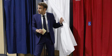 dpatopbilder - Emmanuel Macron hat bei den Parlamentswahlen einen Dämpfer erlitten. Foto: Ludovic Marin/AFP-Pool/AP/dpa