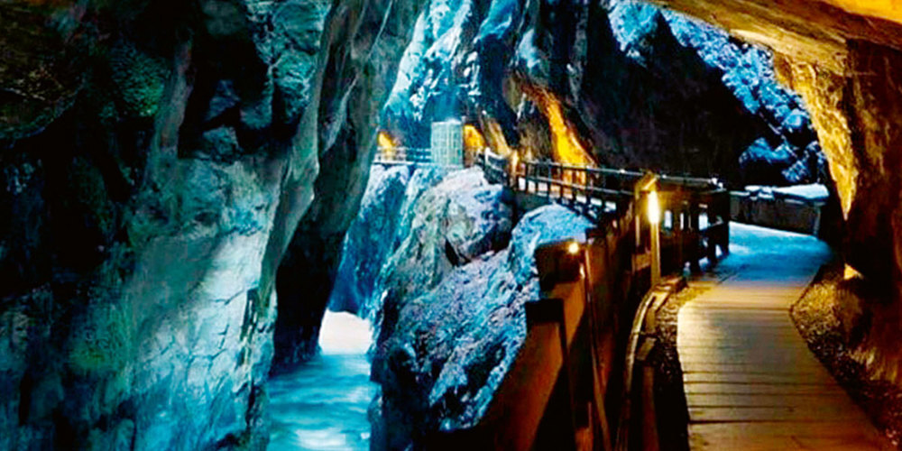 Die Taminaschlucht im Sarganserland ist wieder zugänglich.