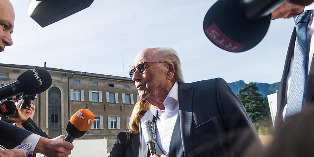 Am Mittwoch wird vor dem Bundesstrafgericht in Bellinzona das geforderte Strafmass der Bundesanwaltschaft für Joseph Blatter erwartet. (Archivbild)
