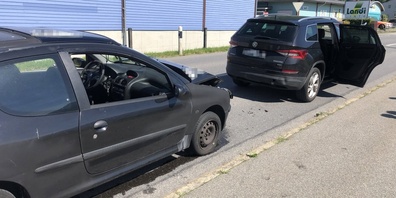 Beim Unfall wurde glücklicherweise niemand verletzt.
