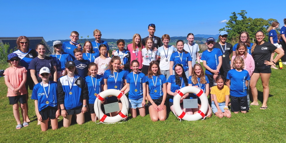 Die erfolgreichen Jugendwettkampfteams der SLRG Rapperswil-Jona.