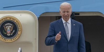 Joe Biden hat mit dem ukrainischen Präsidenten Wolodymyr Selenskyj telefoniert. Foto: Gemunu Amarasinghe/AP/dpa