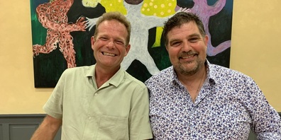 Gut gelaunt ins Präsidialjahr: Gemeinderatspräsident Urs Wolfender (rechts) und Vizepräsi-dent Fabian Neuweiler. 