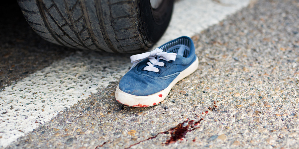 Kind gegen Auto - ein ungleiches Duell