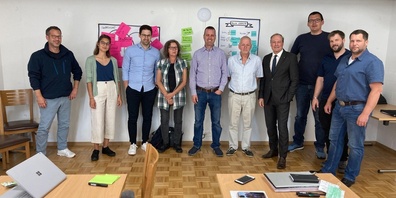 Eine Projektgruppe hat sich formiert und will sich für die Schaffung eines Coworking Spaces in Gossau ZH einsetzen. Nicht auf dem Bild: Stefanie Fischer-Dettling und Stefan Wild.