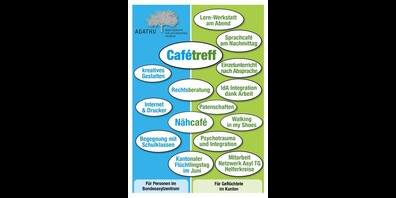 Ein breites Angebot für Asylsuchende.