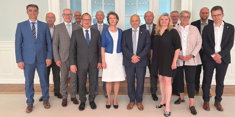 Die Ostschweizer Regierungskonferenz machte sich bei Bundesrätin Simonetta Sommaruga für die Aufnahme mehrerer Projekte stark.