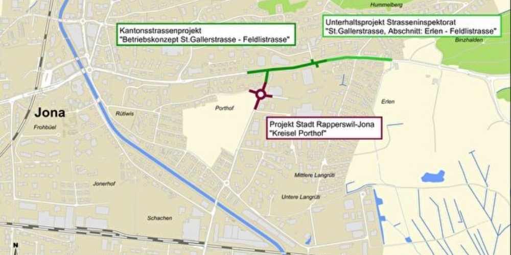 Die öffentliche E-Mitwirkung zum Projekt «Knoten Feldlistrasse» läuft vom 22. Juni bis am 10. Juli 2022. 