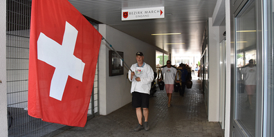 Nutzten die Gerichtsverhandlung für einen Protest-Umzug: die Freiheitstrychler.