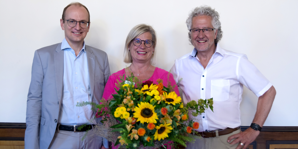 Claudius Luterbacher, Heidi Gstöhl, Johannes Gunzenreiner (Präsident).