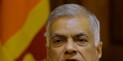 ARCHIV - Ranil Wickremesinghe wurde nach dem Rücktritt seines Vorgänger zum sechsten Mal als Premierminister Sri Lankas eingesetzt. Foto: Eranga Jayawardena/AP/dpa