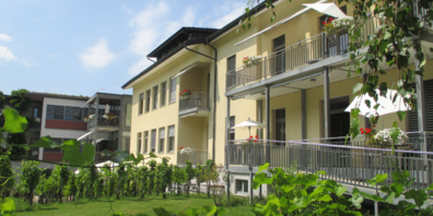 Das in grüner Umgebung gelegene Pflegewohnheim Thal-Rheineck wird mit einem Neubau erweitert.