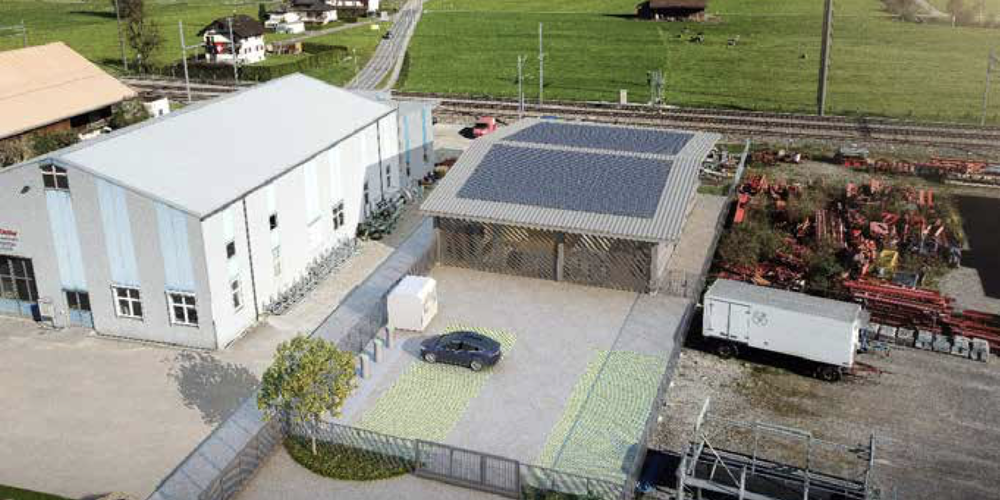 Die neue Sammelstelle bietet nebst der Entsorgung und dem Recycling auch Raum für das Elektrizitätswerk. Die Räumlichkeiten des EW sind dabei baulich von der Sammelstelle getrennt.