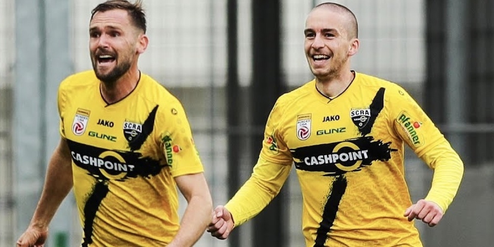 Die Spieler des SCR Altach durften am letzten Wochenende beim 3:0 Auswärtssieg gegen die Admira in der Südstadt jubeln