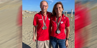 Die erfolgreichen Diembergler und EM-Medaillen-Gewinner: Urs Blöchlinger (l.) und Doris Koller