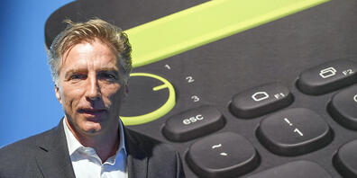Der Logitech-Chef Bracken Darrell hat 2021 fast 10,5 Millionen Franken Lohn und Lohnzusätze erhalten. (Archivbild)