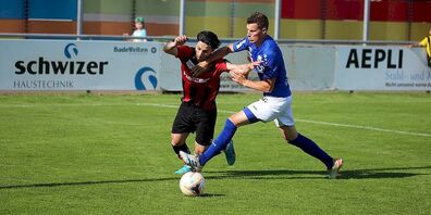 Yannick Stacher (rechts) sicherte dem FC Gossau mit einem Doppelpack drei Punkte im Tessin. 