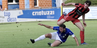 Kapitän Diego Liechti, hier beim letzten Gastspiel des FC Bazenheid, wird wegen einer Gelb-Sperre fehlen.
