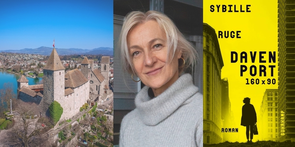 Bücher Spatz lädt ins Schloss Rapperswil zur Lesung mit Sybille Ruge (m.) aus ‹Davenport 160 x 90›.