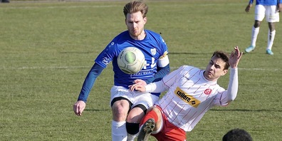 Mittelfeldstratege Daniel Lässer beim letzten Zusammentreffen von Widnau und Amriswil auf der Aegeten.