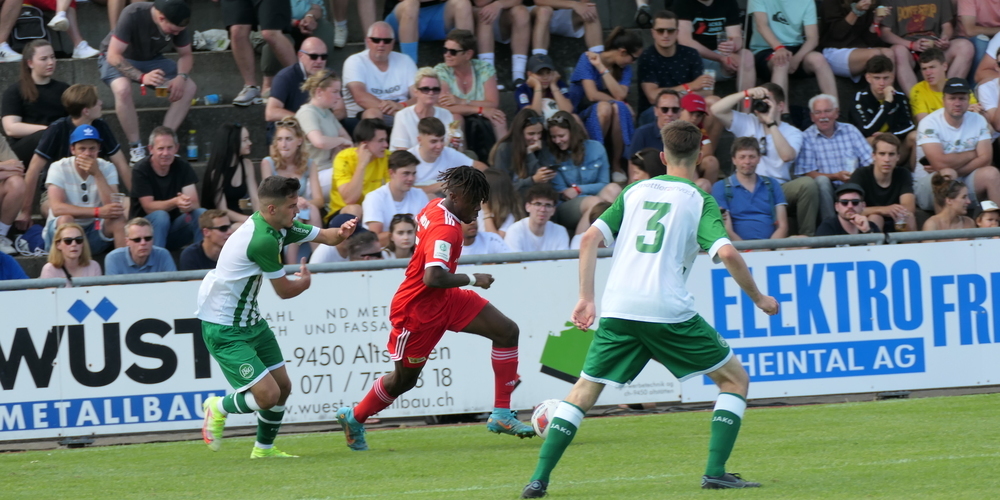 Der FC St.Gallen und der 1.FC Union Berlin duellierten sich vor vollen Rängen