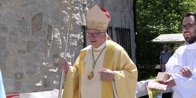 Die Stiftskirche im Klosterbezirk der Stadt St.Gallen.