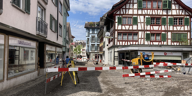 Die Bauarbeiten, welche unter anderem in der Markstrasse stattfinden, werden vorausslichtlich Ende Juli fertiggestellt sein. 