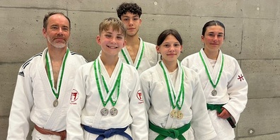 Im Bild (v.l.): Alexander Josef, Levin Bänninger, Naahum Schönenberger, Runa Schönenberger und Eva Wiesli.