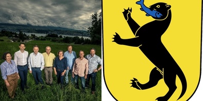 Von links nach rechts: Nadja El Hemdi (Gemeindeschreiberin ab 1. September), Didier Fatio, Wolfgang Annighöfer, Erich Meier, Rahel Haldi Moser, Roger Daenzer, Thomas Lüthi, Daniel Kellenberger.