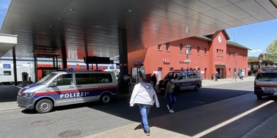 Im Hauptbahnhof Dornbirn gab es heftige Randale...