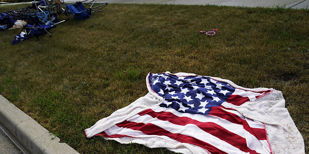 Decke Mit Amerikanischer Flagge – 127x152 Cm, Weicher Flanell, Maschinenwaschbar, Polizei-Geschenk