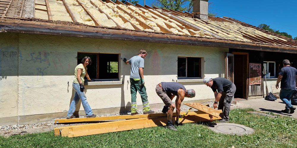 Das Pfadiheim «im Bächli» wird zurückgebaut.